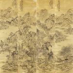 戴熙（1801－1860）山水四屏