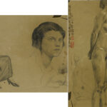 徐悲鴻（1895－1953）凝望/柔情