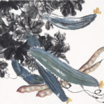 吳徵（1878－1949）絲瓜扁豆