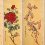 于非闇（1889－1959）四季花鳥屏
