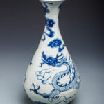 青花雲龍紋玉壺春瓶