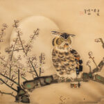 郭雪湖（1908－2012）貓頭鷹