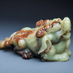 玉貔貅瑞獸擺件