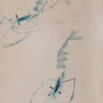 齊白石（1864－1957）游蝦圖