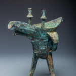 獸面紋出戟青銅爵